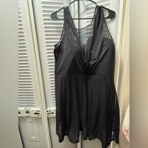 Black Sheer Bathing Suit